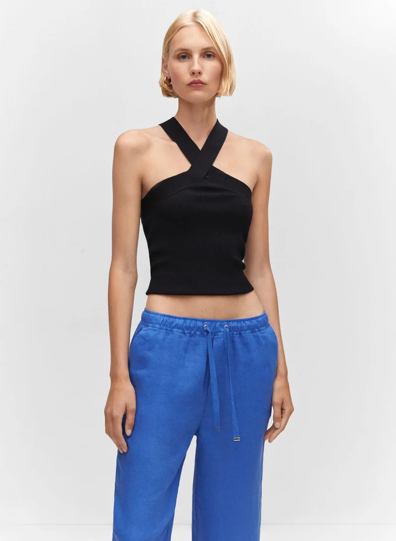 MANGO High Waist Pants