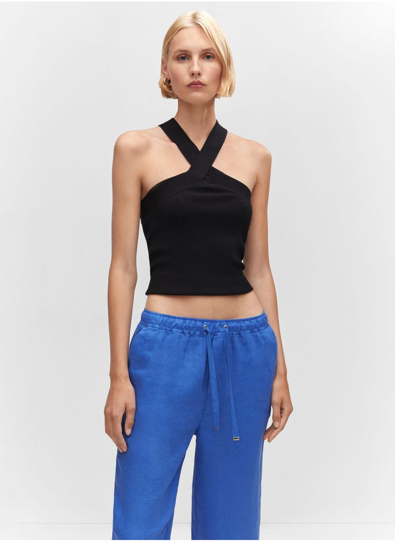 MANGO - High Waist Pants - Image 1