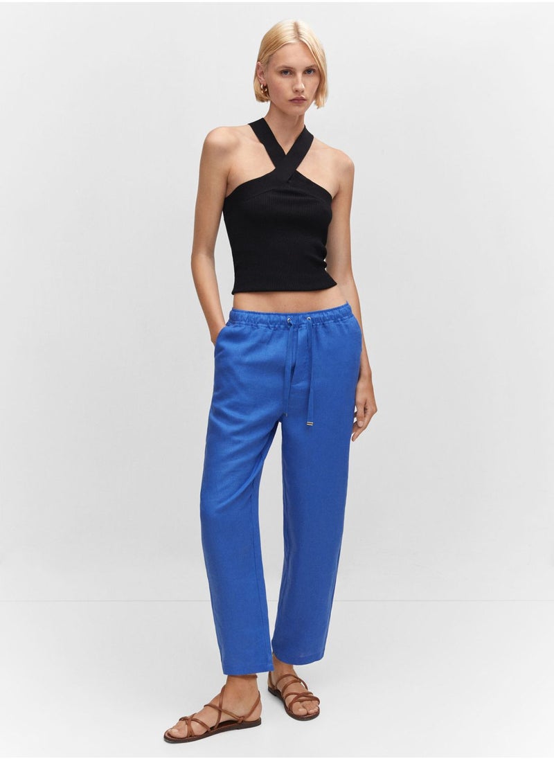MANGO - High Waist Pants - Image 1