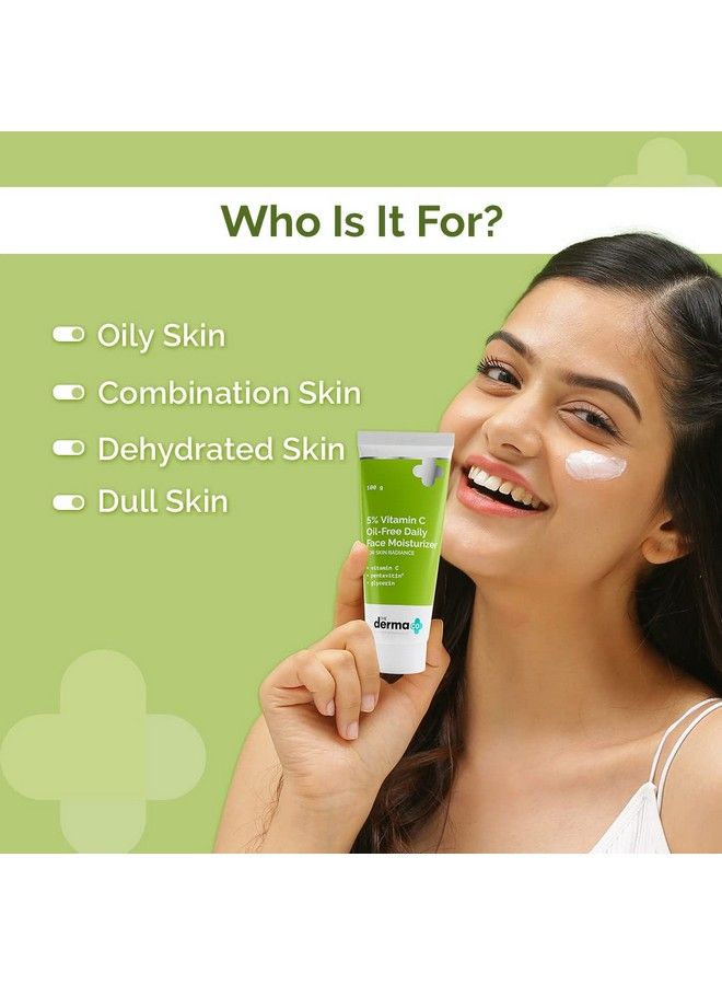 THE derma Co 5% Vitamin C Oilfree Daily Face Moisturizer For Skin Radiance 100G - Image 4