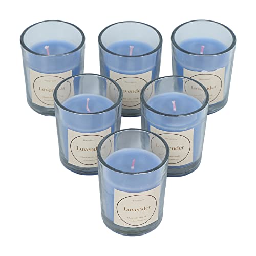 Floryn Decor® Votive Glass Candle | Perfume Candles for Home Decor | Candles for Home Decoration Fragrance | Burning Time- 10 Hours Each (Pack of 12, Scent- Lavender) - Image 4