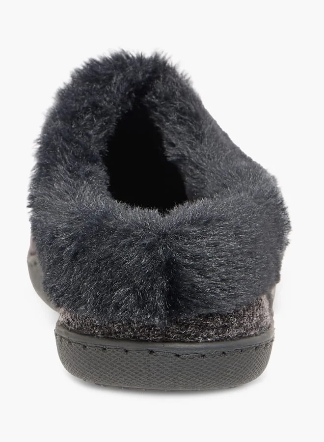 Le Confort Textured Slip-On Bedroom Slippers