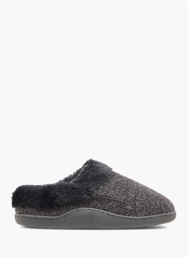 Le Confort Textured Slip-On Bedroom Slippers