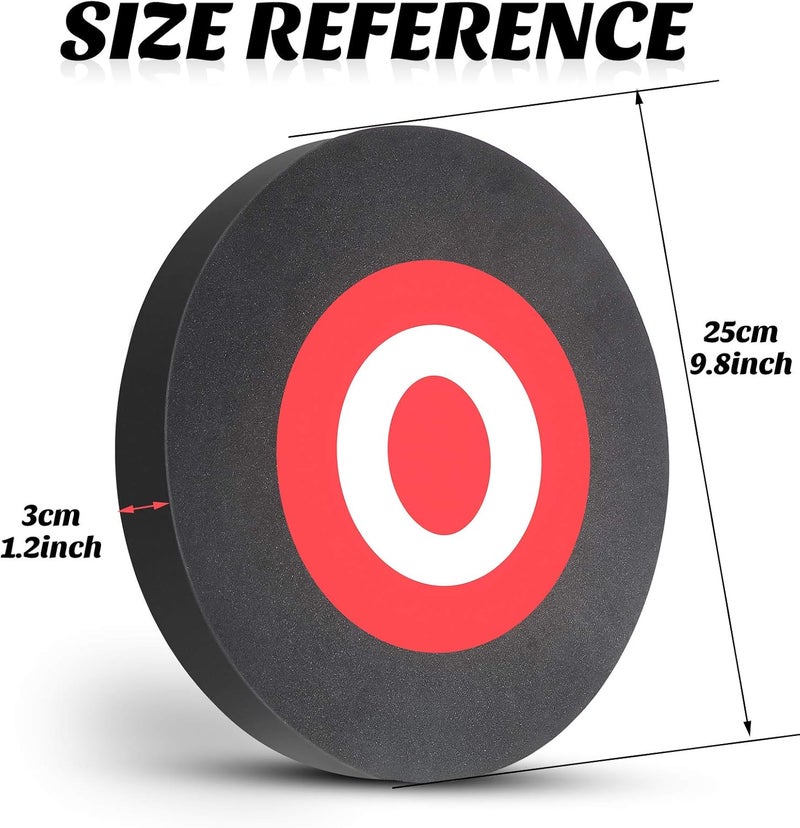 Sumind هدف سهام دائري من رغوة EVA محمول لممارسة الرماية وصيد السهام خفيف الوزن لملحقات ممارسة الرماية في الفناء الخلفي والداخل والخارج - Image 2