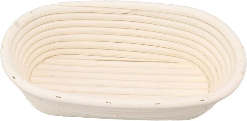 Oval Bread Proofing Basket Set, Sourdough Proofing Basket with Dough Scraper Cloth Liner and Brushes, Natural Rattan Banneton for Artisan Bread Making at Home - Image 5