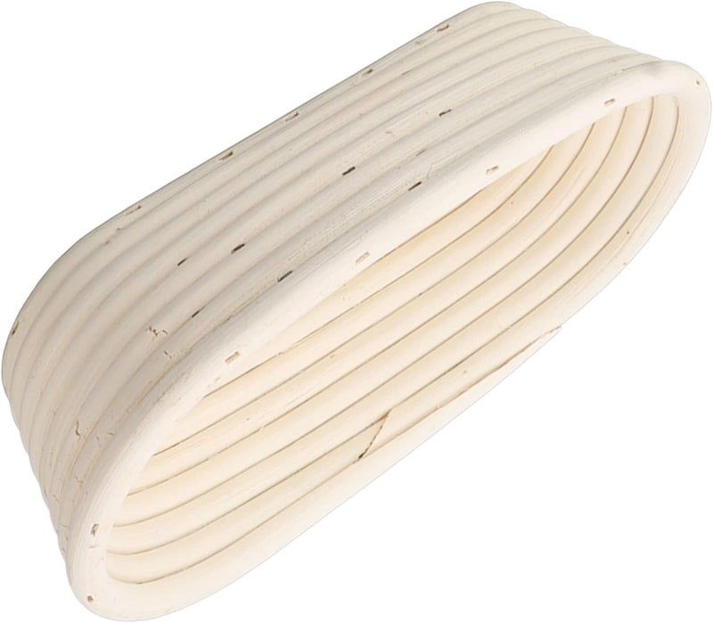 Oval Bread Proofing Basket Set, Sourdough Proofing Basket with Dough Scraper Cloth Liner and Brushes, Natural Rattan Banneton for Artisan Bread Making at Home - Image 2