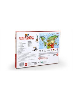 UnikPlay Geografika Ge Dografika Illustrated Map Card Game  - Image 2