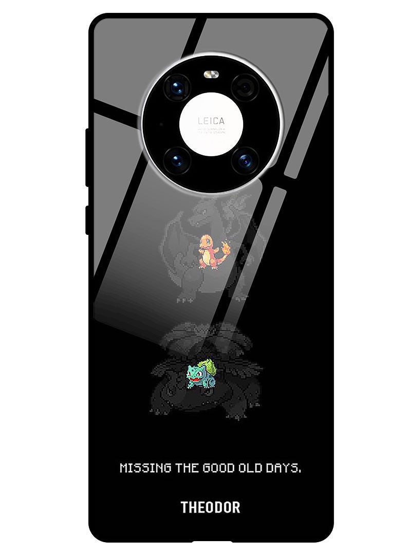 Theodor Protective Tempered Glass Case Cover HUAWEI MATE 40 5G  pokemon - Image 1