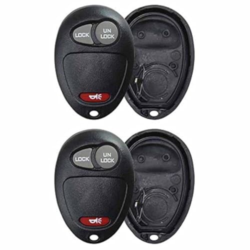 KeylessOption Just The Case Keyless Entry Remote Key Fob Shell for L2C0007T (Pack of 2) - Image 1