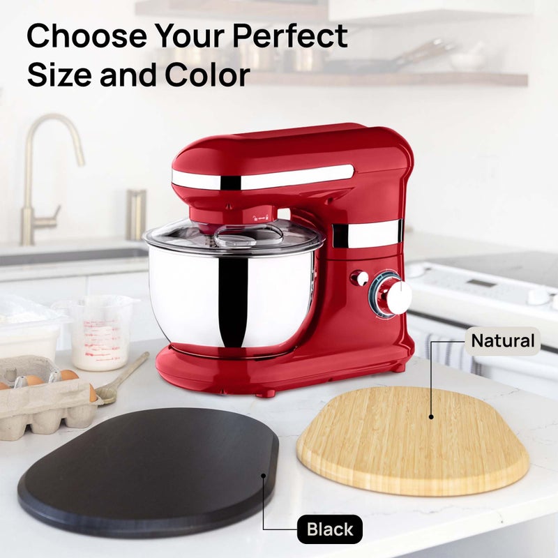 Ibyx Elegant Sliding Tray - Compatible with 5.5 Qt Kitchen Aid Mixer Slider for Counter and Other Heavy Appliances (Natural) - Image 5