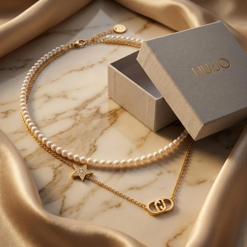 Liu Jo  Liu Jo Perla Gold Necklace - LJ3164 for Women | Best Price UAE