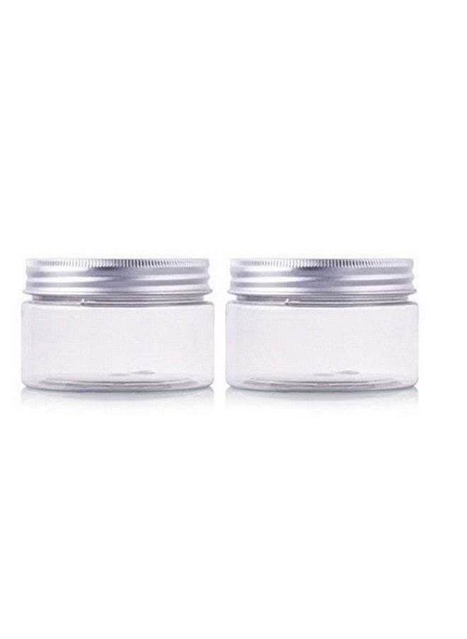 6Pk (100Ml/3.4Oz) Clear Empty Beauty Care Skin Cream Jar Pot With Aluminium Screw Cap Dispenser Containers Refillable Travel Makeup Sample Vials Bottle For Eye Facial Body Essence Essential Oil - pzsku/ZD2263FE90A70DDE22ABFZ/45/_/1688972713/4010ccbd-903d-4f3c-b805-7cbe227f9f8b