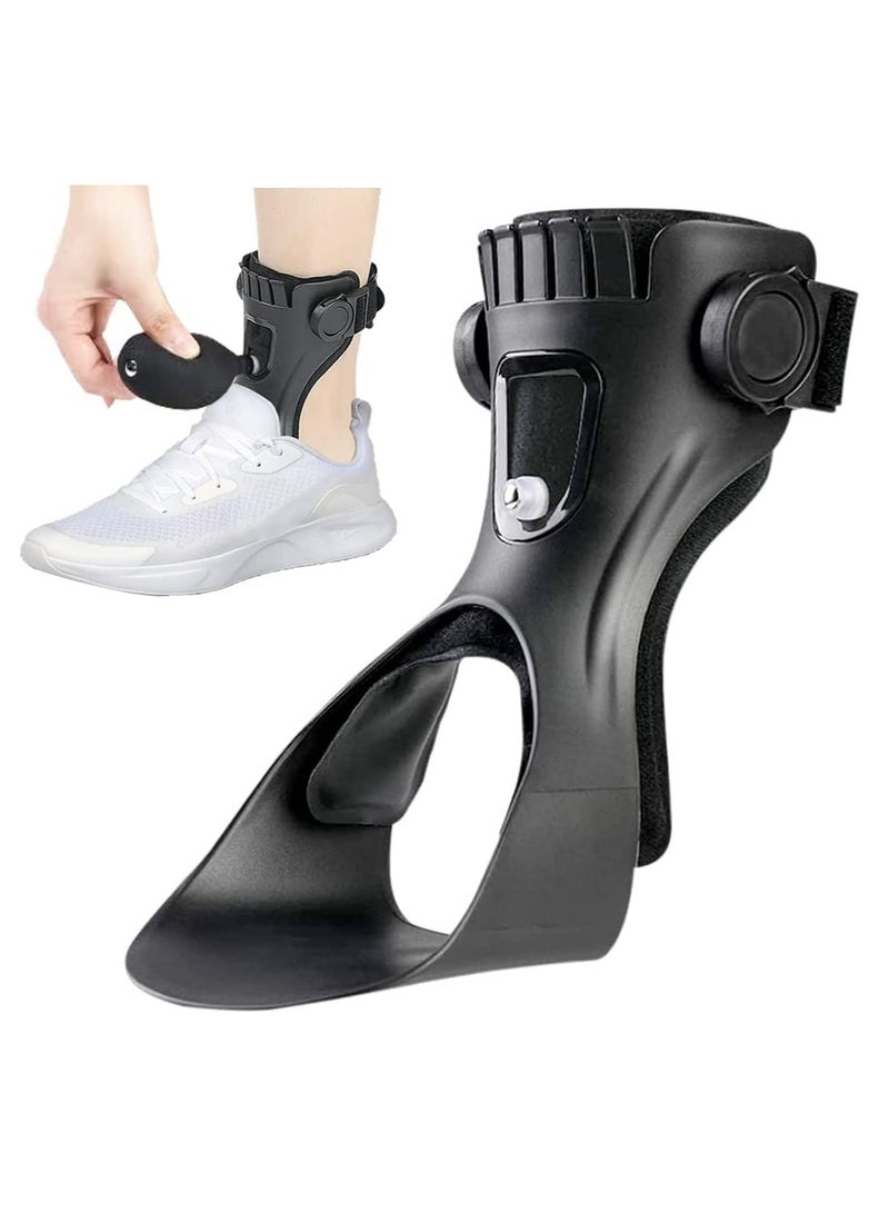 KASTWAVE Drop Foot Brace Orthosis AFO, 2023 Upgraded Medical Foot Up Ankle Foot Orthosis Support with Inflatable Airbag for Hemiplegia SStroke, Multiple Sclerosis Foot Stabilizer Left Foot, L Size - Image 1