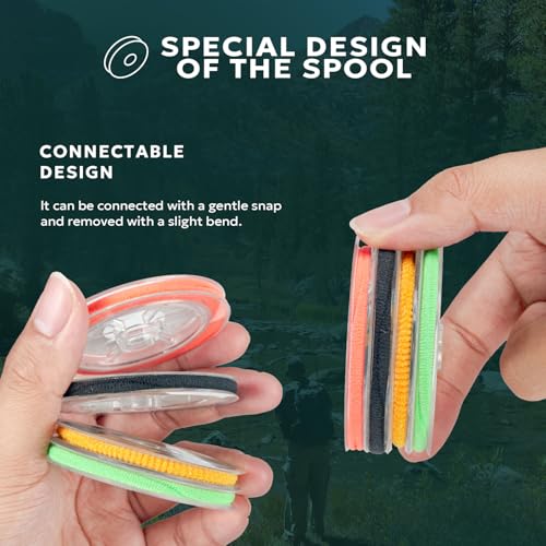SF 3-4-5-6X Clear Nylon Tippet with Stand for Fly Fishing Trout - Image 4