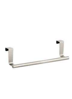 mDesign Decorative Metal Over Cabinet Towel Bar – Hanging Kitchen Rack for Hand, Dish & Tea Towels | No Drilling, Fits Inside or Outside Cabinet Doors  - Image 2