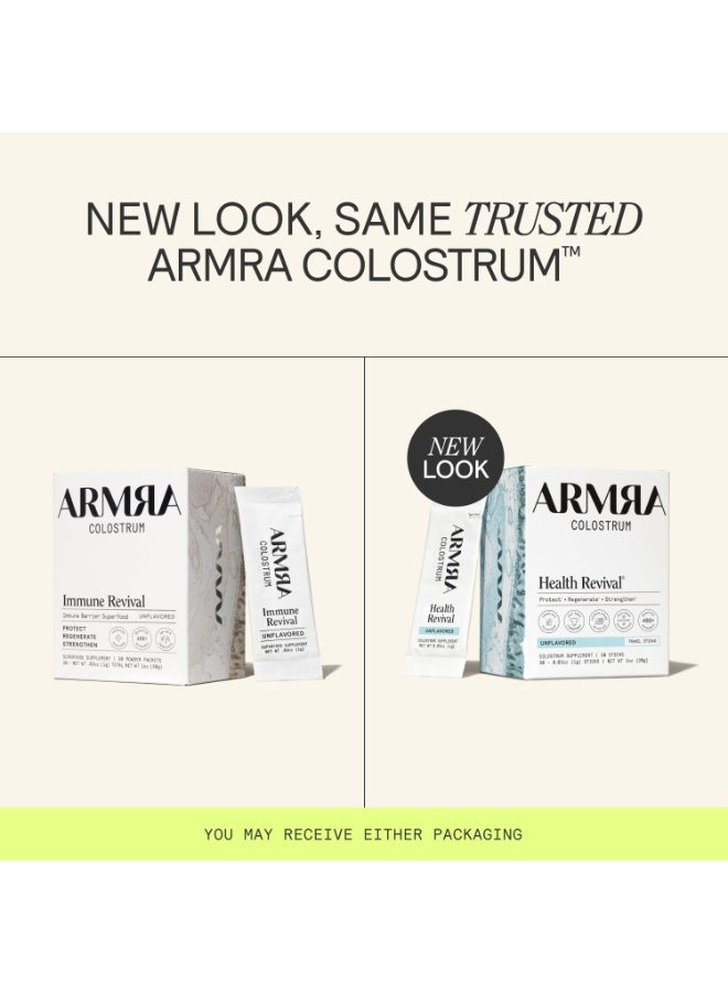 ARMRA Colostrum™ Powder | Unflavored | Gut Health & Bloating | Skin & Hair | Immunity | Keto, Gluten & Fat-Free | 30 Servings - Image 2
