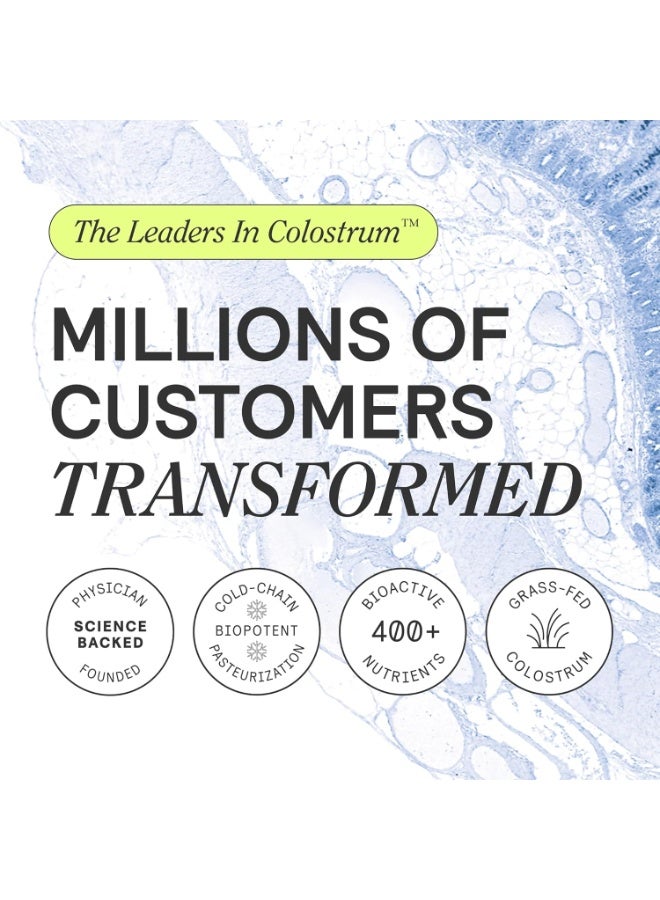 ARMRA Colostrum™ Powder | Unflavored | Gut Health & Bloating | Skin & Hair | Immunity | Keto, Gluten & Fat-Free | 30 Servings - Image 3