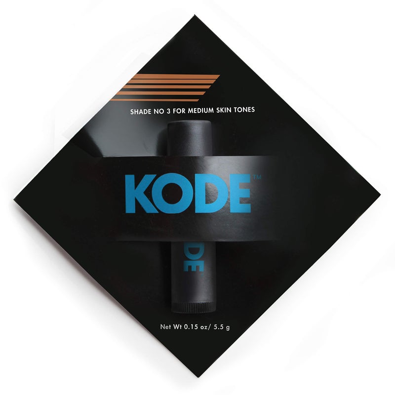 KODE Mens Concealer (Shade 3 of 6) Dark Circle Under Eye Cream Corrector, Multi-Use, Pimples, Scars, Rashes - Image 5