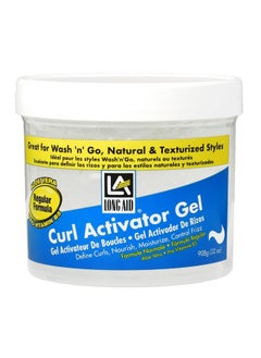 Long-Aid Activator Gel - Enriched With Aloe Vera, Protein, And Vitamin B Complex - Brings Essential Moisture To Strands - Defines Your Natural Curls - Regular - 32 Oz