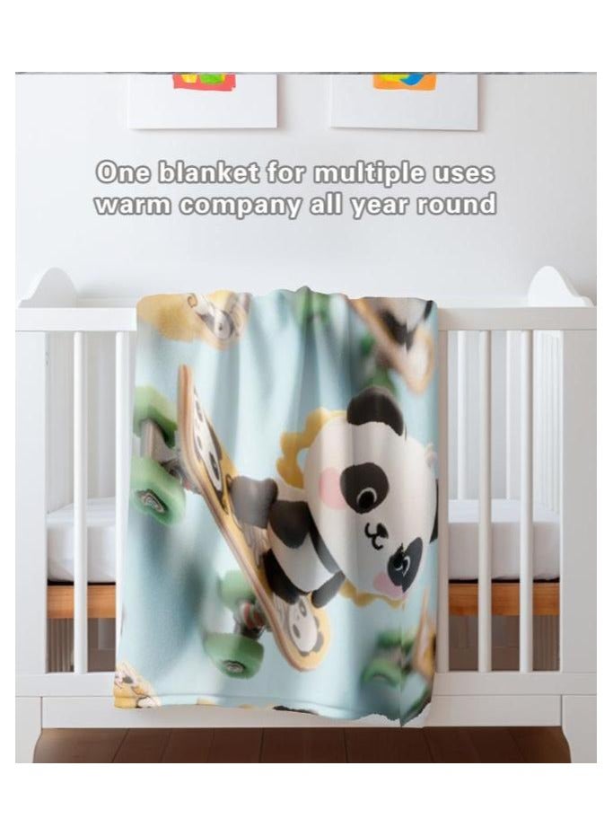 general Flannel thin blanket (warm and comfortable, suitable for sleep, gaming, dust removal and sandproof) 150cm*200cm - 966 - Image 1