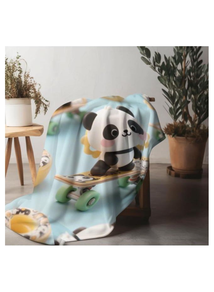 general Flannel thin blanket (warm and comfortable, suitable for sleep, gaming, dust removal and sandproof) 150cm*200cm - 966 - Image 3