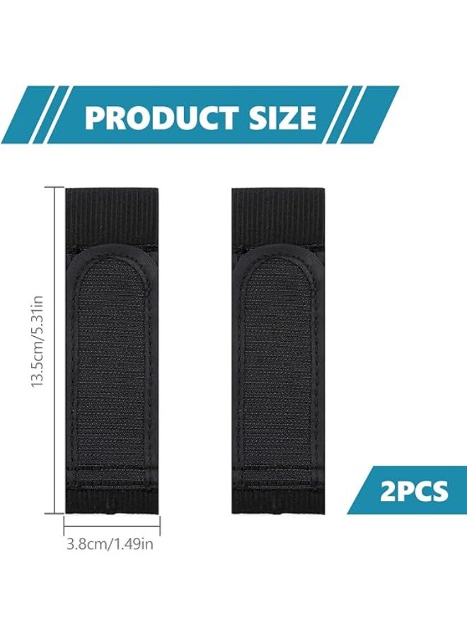 JCD 2-piece set of men's and women's buckle free waistbands - adjustable elastic waistband, invisible buckle free waistband solution - invisible buckle free leisure, work, sports, and travel waistband (black) - Image 4