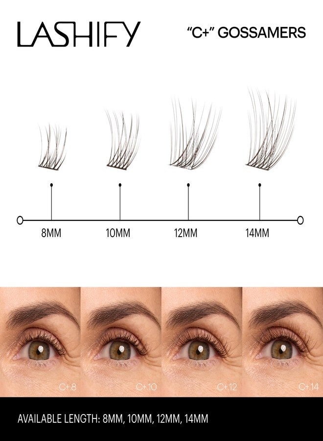 Lashify Curl Plus+ 12mm Gossamer Eyelash Extensions Refill in Minx, Easy DIY False Lashes for the Most Delicate, Natural and Long Lasting Look - Image 4