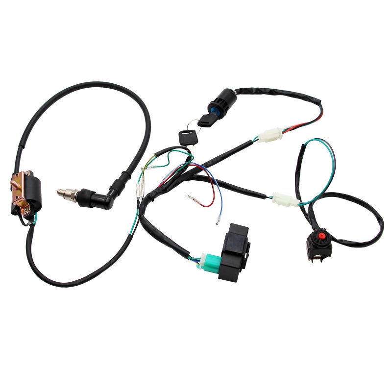 طقم أسلاك بدء التشغيل الكامل لمحرك ليفان YX للدراجات الترابية 50cc 110cc 125cc 140cc 150cc