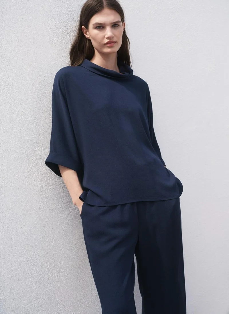 MANGO Oversized flowing blouse