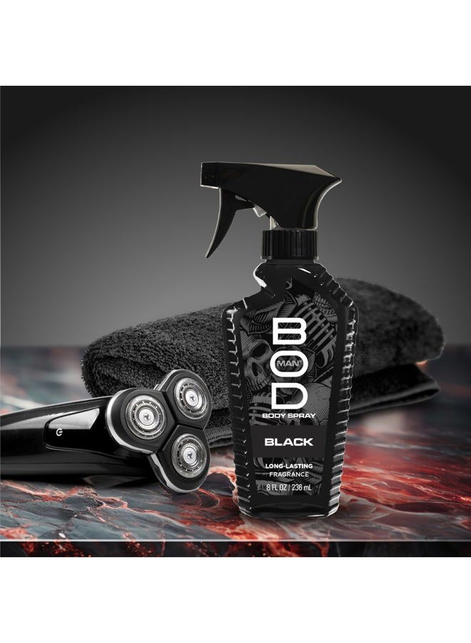BOD Man Fragrance Body Spray, Black, 8 fl oz (Pack of 2) - Image 5