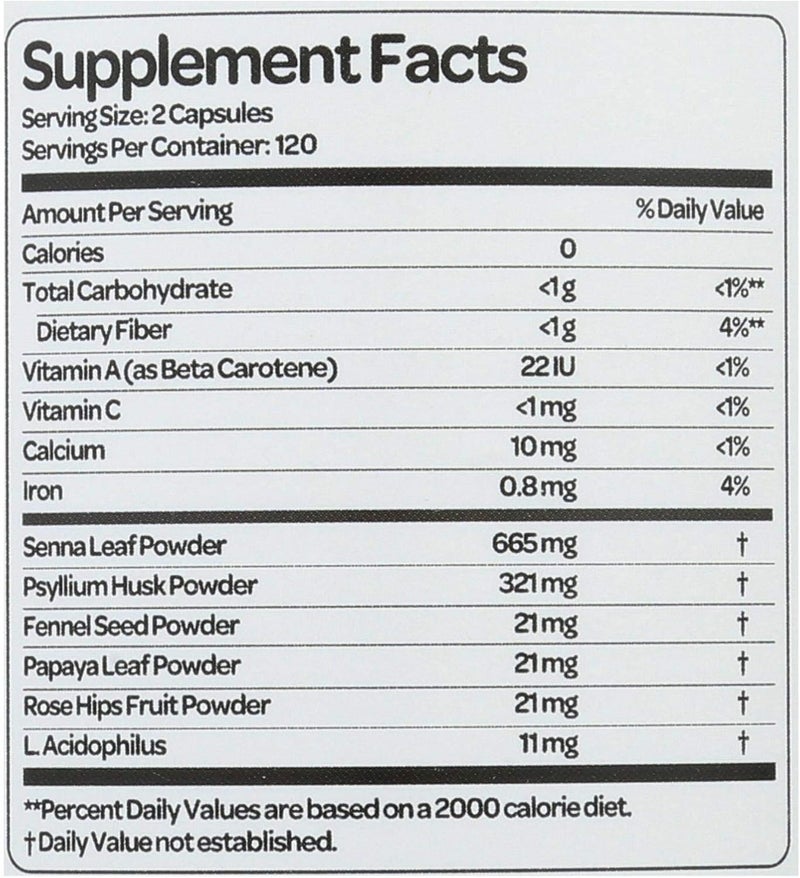 Health Plus Super Colon Cleanse 10Day Cleanse Detox  18 Cleanses 720 Capsules Package may vary - Image 2