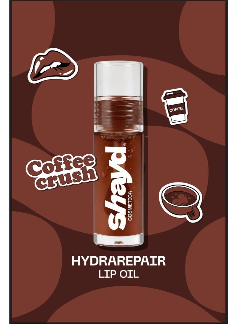 Shayd Cosmetica Hydrarepair Lip Oil - Coffee Crush - Clear - Image 4