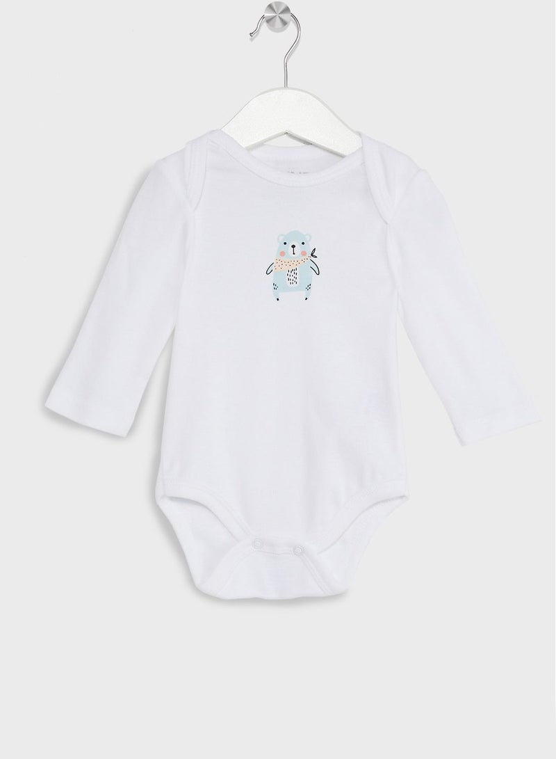 Infant 5 Pack Assorted Bodysuit