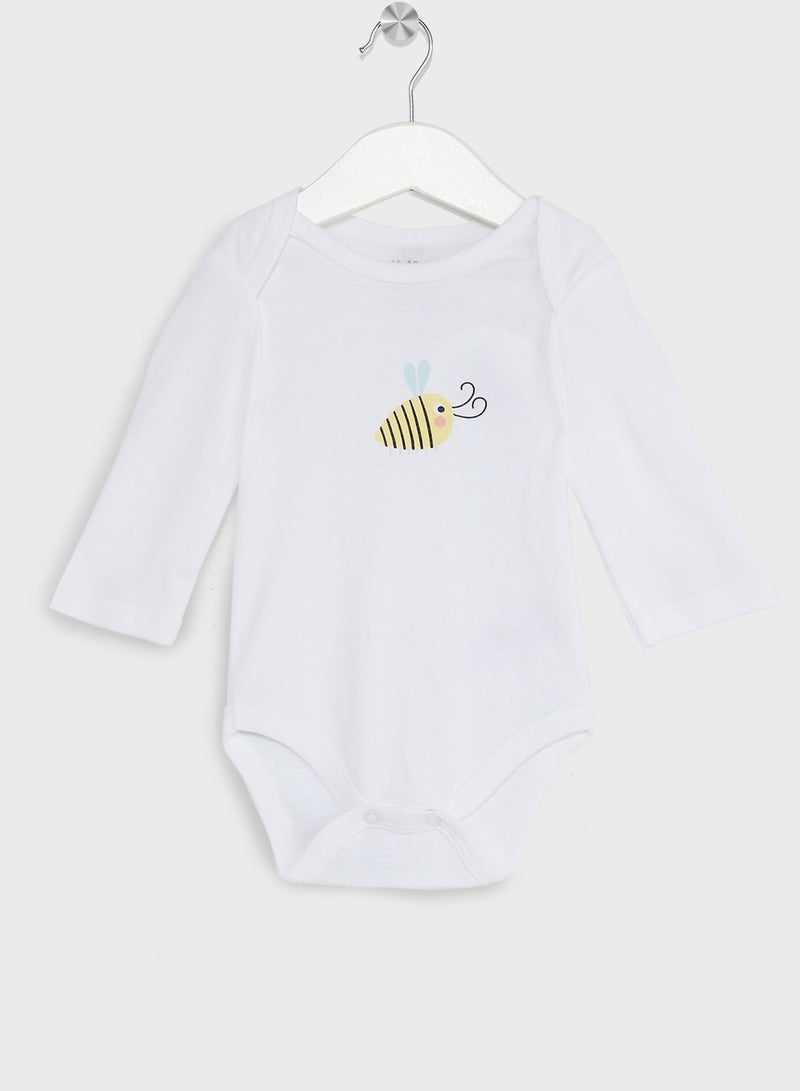 Infant 5 Pack Assorted Bodysuit