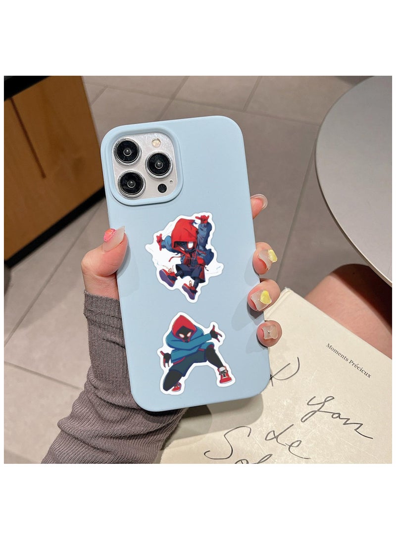 SYOSI 50 قطعة ملصقات عنكبوت للأطفال والمراهقين، ملصقات مايلز موراليس للأولاد، ملصقات فينيل مقاومة للماء زاهية زينة لقارورات الماء، الحواسيب المحمولة، دفاتر القصاصات، الخوذة، الأمتعة، ألواح التزلج، الدراجات، الدراجات النارية - Image 5