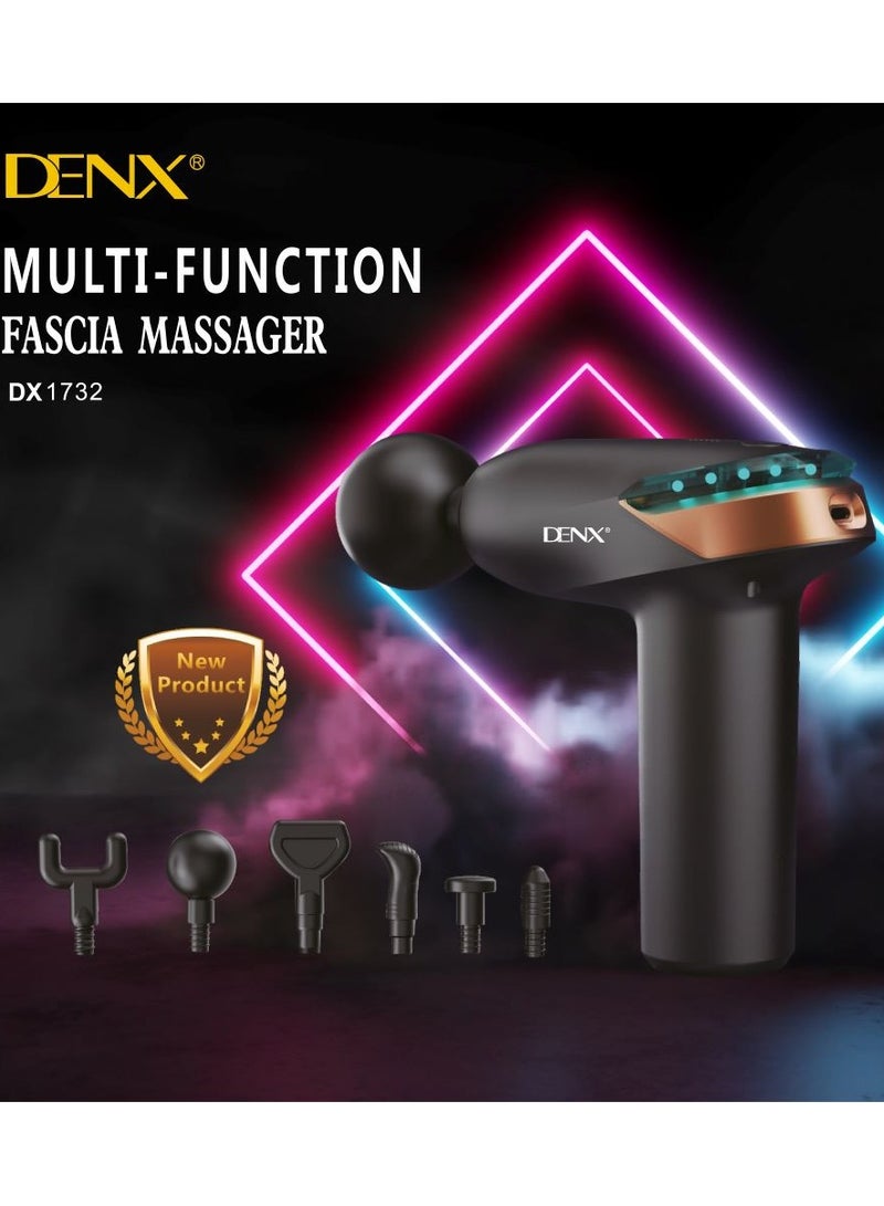 دينكس DX1732، جهاز تدليك ذكي متعدد الاستخدامات مع 6 رؤوس مختلفة - Image 4