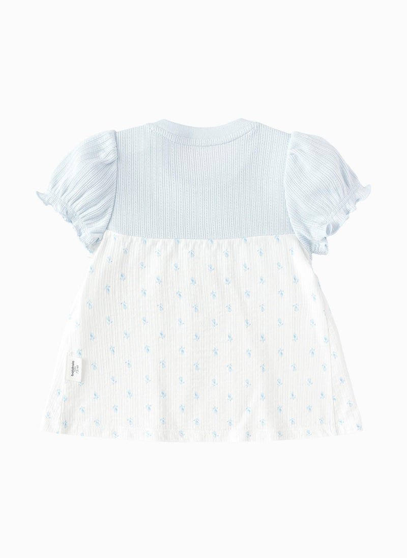 Balabala Baby Girls Round neck short-sleeved T-shirt - Image 2