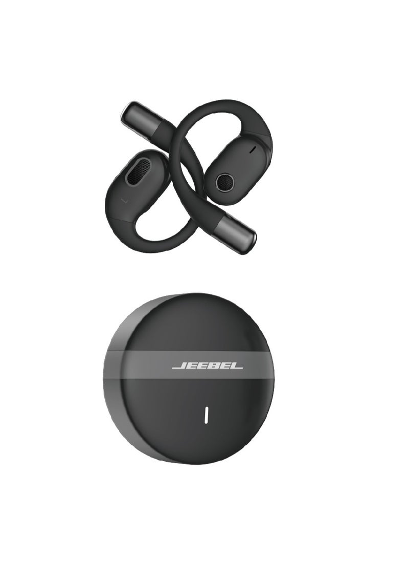 JEEBEL B356 Open Ear Wireless Stereo Headphones With OWS air conduction feature, Bluetooth 5.3 Open Ear, Sweatproof
