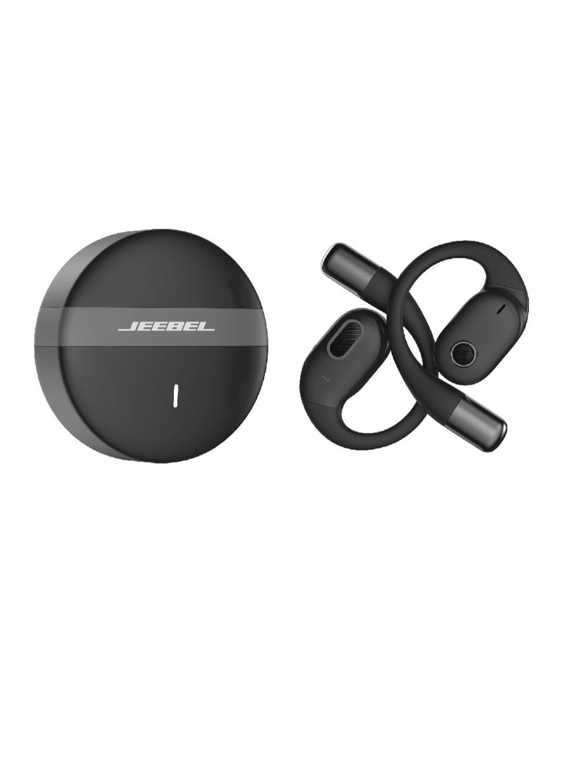 JEEBEL B356 Open Ear Wireless Stereo Headphones With OWS air conduction feature, Bluetooth 5.3 Open Ear, Sweatproof