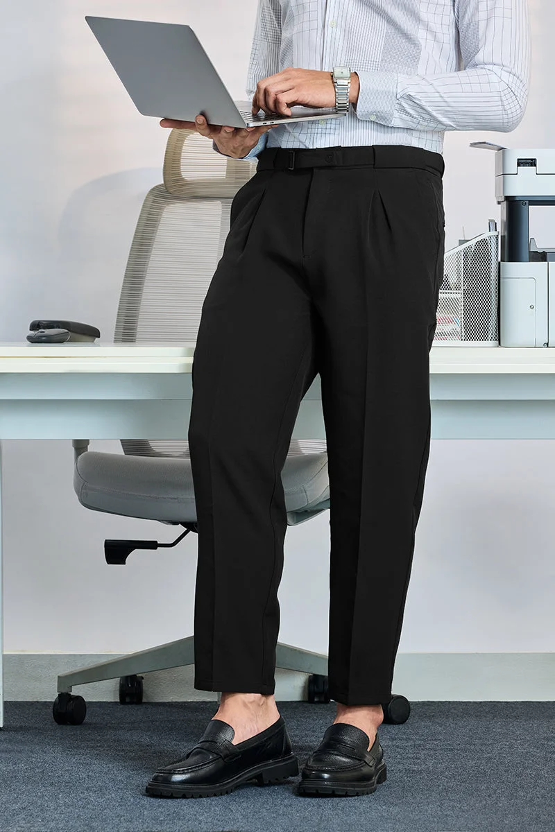 SNITCH Korean Regular Fit Stretch Trousers