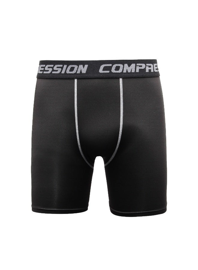 Quick Dry Compression Shorts Black - Image 1