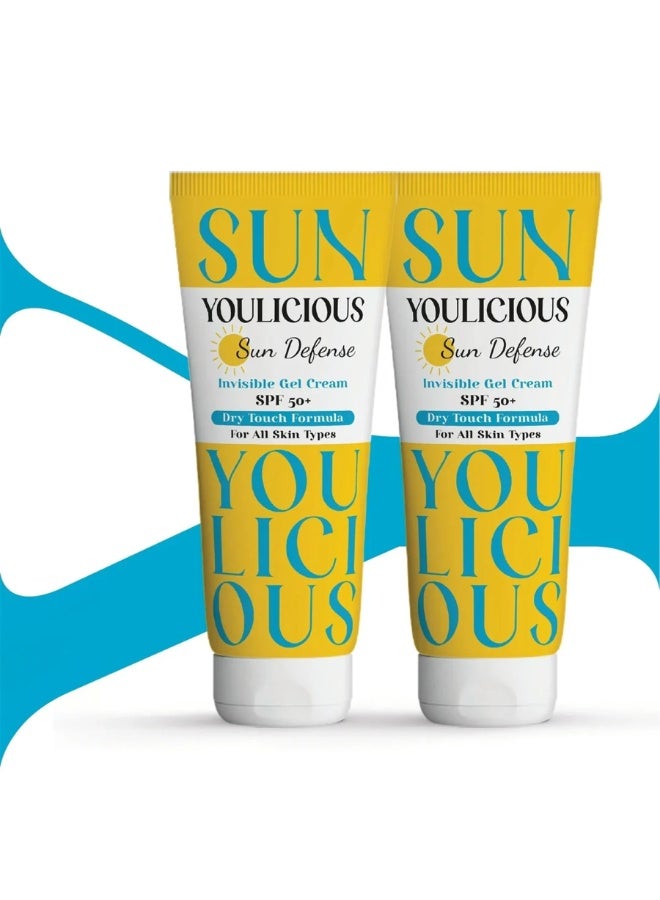 يوليشيوس عبوة كريم جل الحماية من الشمس غير المرئي (قطعتان) - 60 مل - Image 1