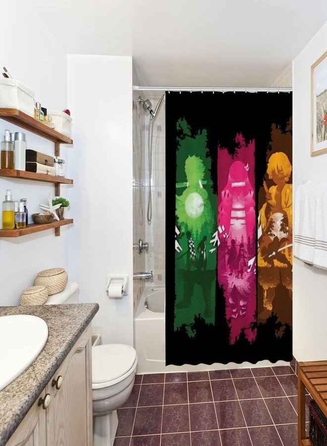 Funnytree Battle Shower Curtain, Video Game Bathroom Decor, Durable Easy Care Washable, 72"X72"(Hooks Not Included) SC00041-002 - Image 5