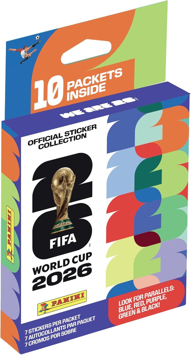 Panini 2026  FIFA World Cup Sticker EcoBlister – 10 Official Sticker Packs - Image 1