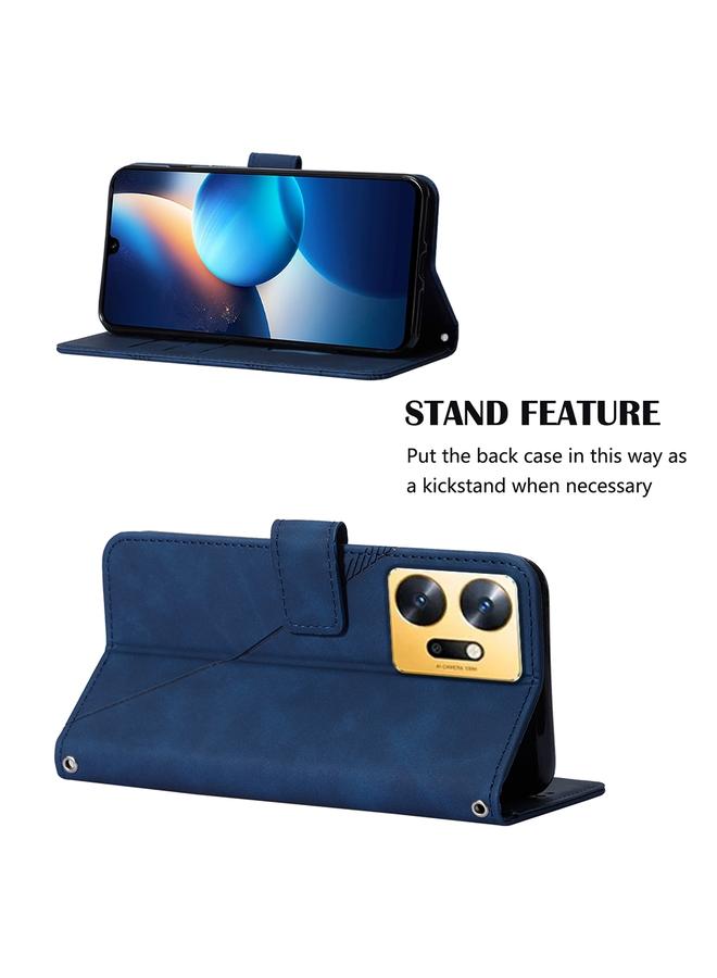 Zaboon Case For Infinix Zero 20 / X6821 Crossbody 3D Embossed Flip Leather Phone Case - Image 5