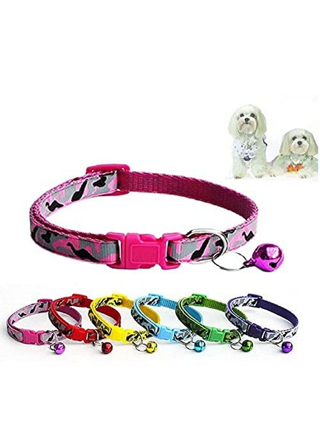 طوق أمان للكلاب الأليفة على شكل عظمة على شكل جرس للقطط الصغيرة والجراء مع مشبك قابل للتعديل وحلقة عنق (عبوة من قطعتين) قد يختلف اللون - Image 4