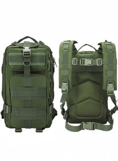 Tactical backpack outdoor 3p Camouflage Canvas Backpack Mountaineering Trekking Camping Backpack Waterproof Sports Travel Camping Backpack Multifunctional outdoor camouflage tactical backpack-Army Green , 30 L , 25CM*23CM*45CM - pzsku/ZD227840FECCE23D37268Z/45/_/1724923184/954a8f0c-76fb-4ebe-8813-83d02328ddbd