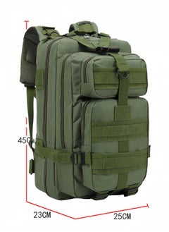 Tactical backpack outdoor 3p Camouflage Canvas Backpack Mountaineering Trekking Camping Backpack Waterproof Sports Travel Camping Backpack Multifunctional outdoor camouflage tactical backpack-Army Green , 30 L , 25CM*23CM*45CM - pzsku/ZD227840FECCE23D37268Z/45/_/1724923188/80934370-7bb3-4968-b5d1-8479a3bf9bee