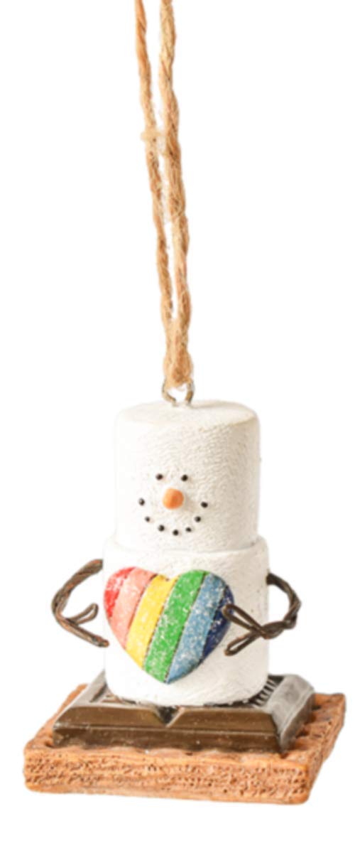 Ganz S'mores Pride Christmas Tree Ornament 2.7 Inch Multicolor