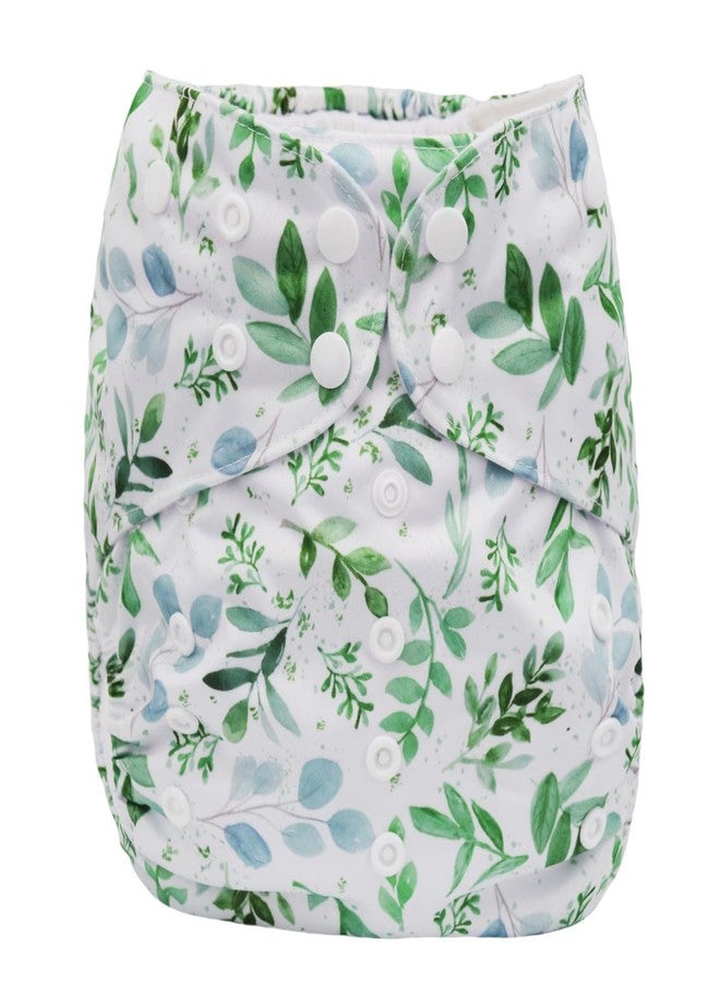 Sigzagor 2 to 7 Years Old Cloth Diaper Nappy Pocket Reusable Washable Junior Big Baby Kids Toddler (Green Branches) - Image 1